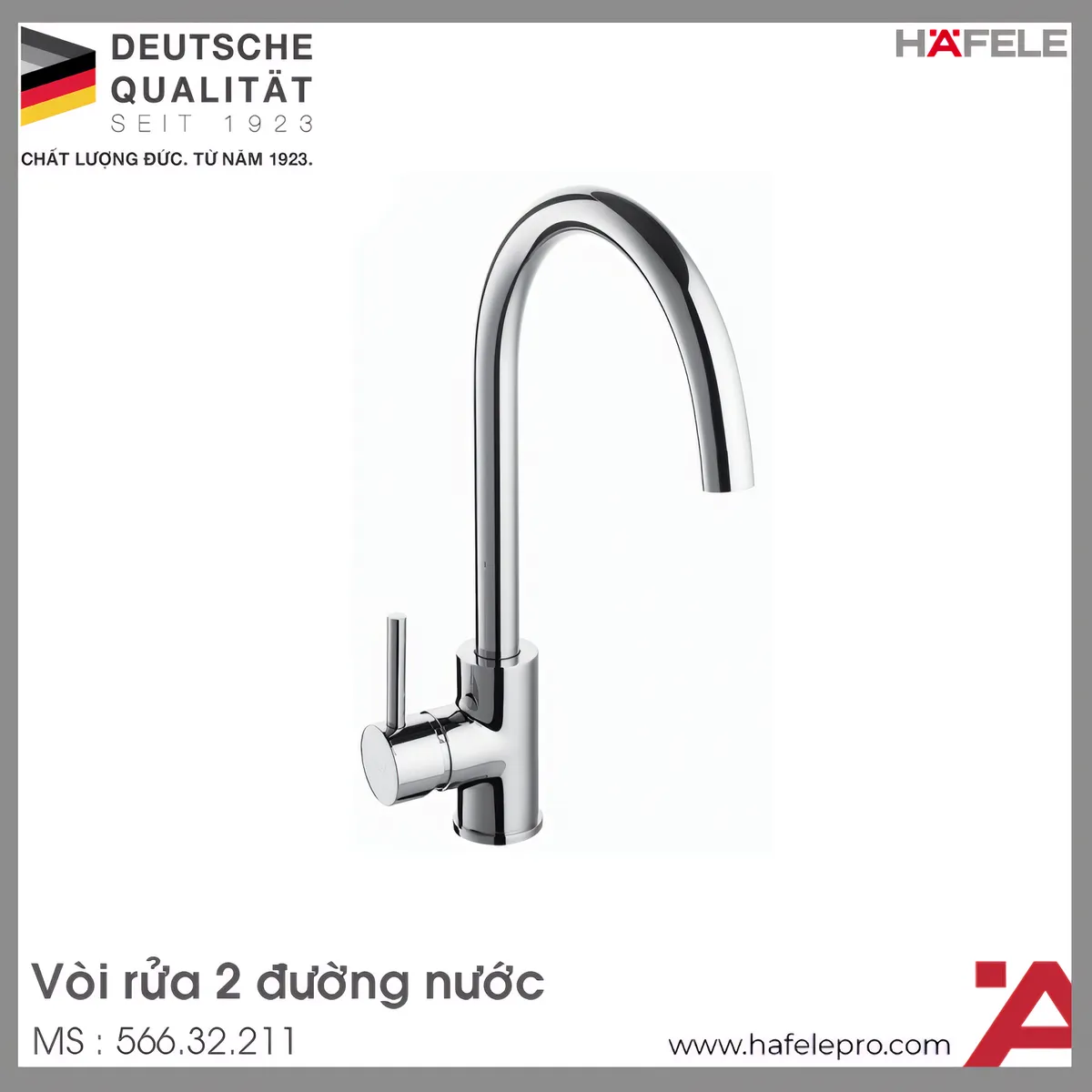 Vòi Rửa Chén HF-C211V Hafele 566.32.211