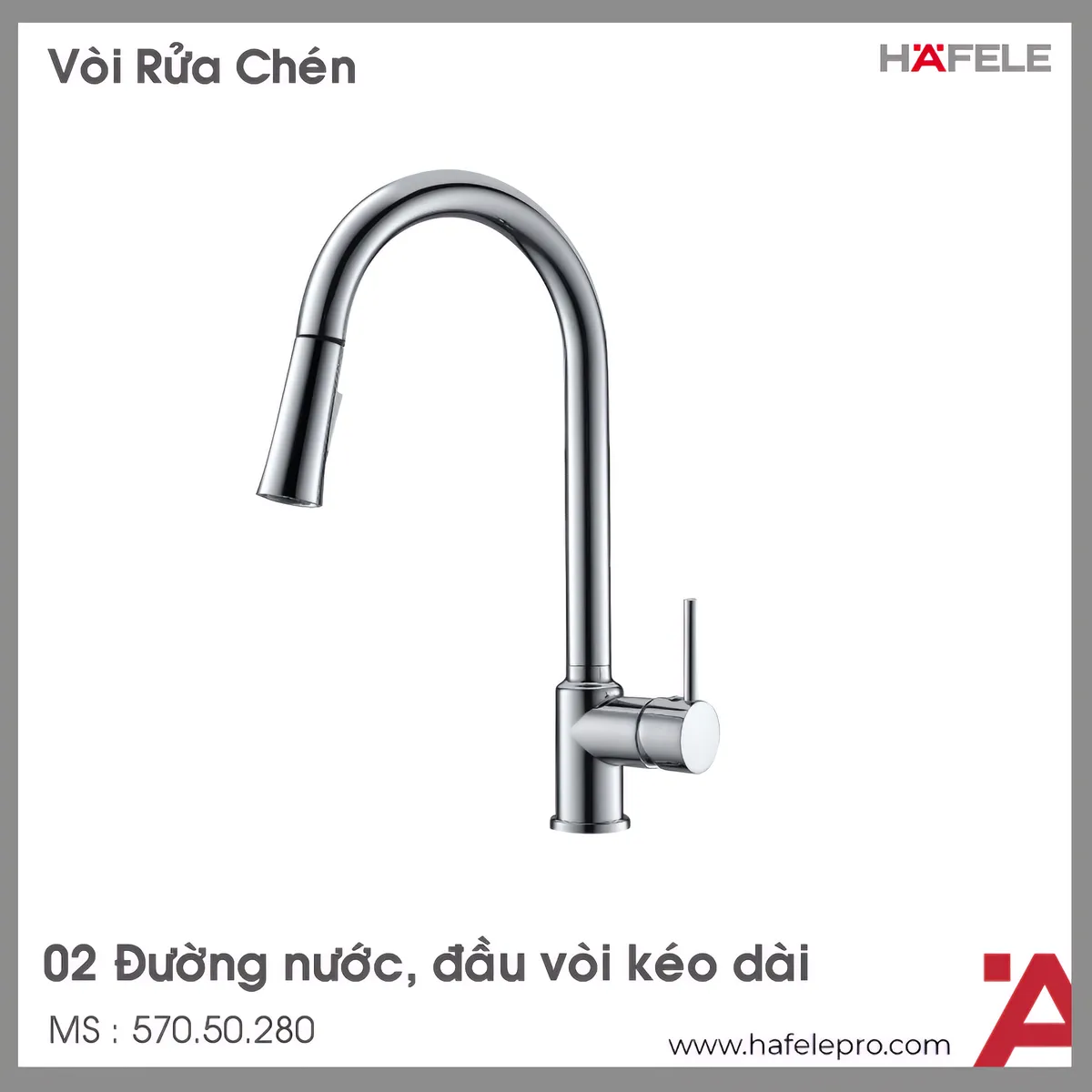 Vòi Rửa Chén HT19-CH1P201 Hafele 570.50.280