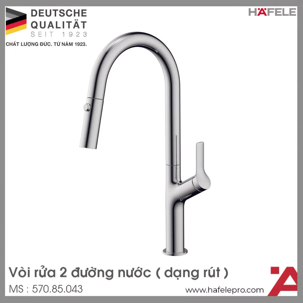 Vòi Rửa Chén Bát Lux-P HT25-SH1F449 Hafele 570.85.043