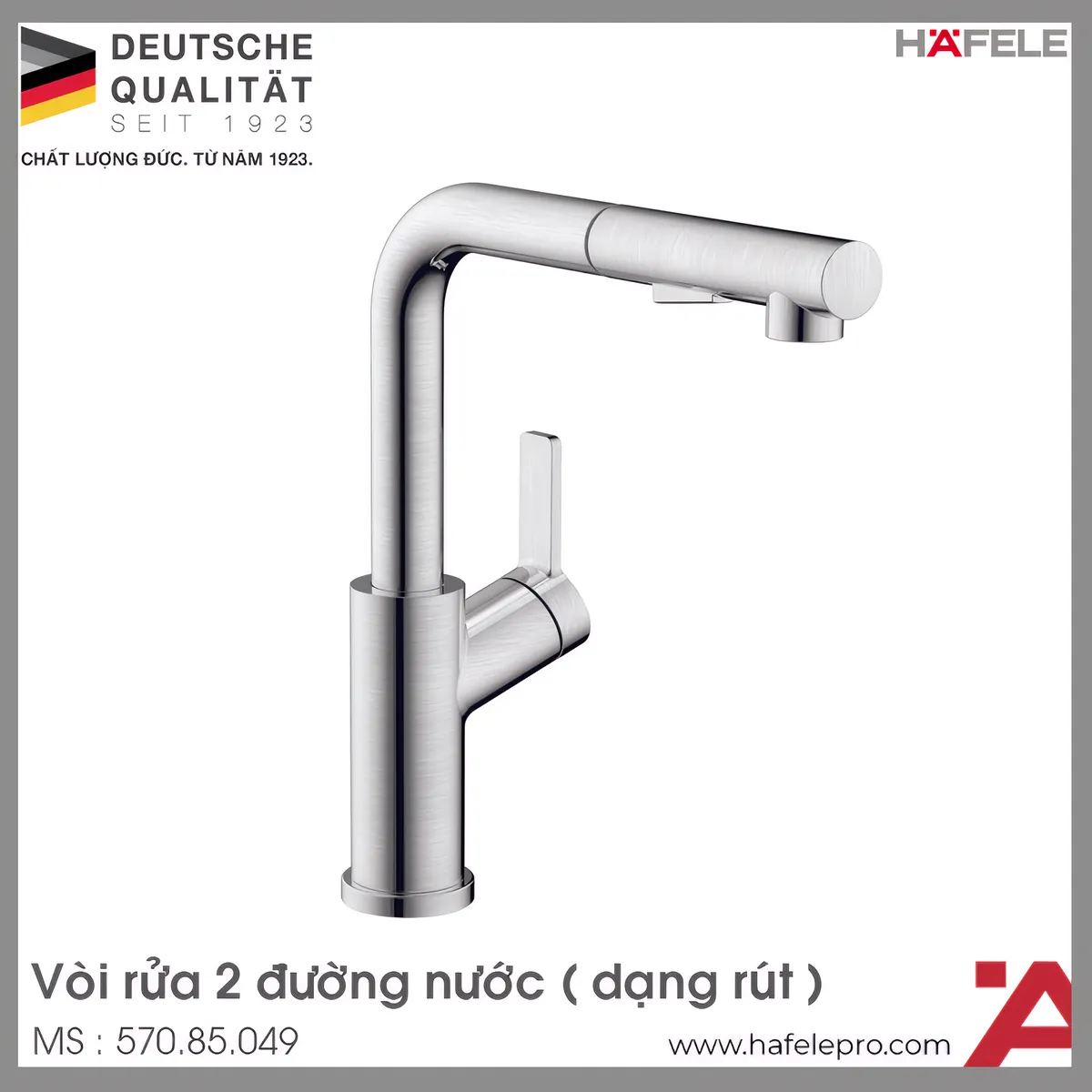 Vòi Rửa Chén LUX-P HT25-SH1P315 Hafele 570.85.049