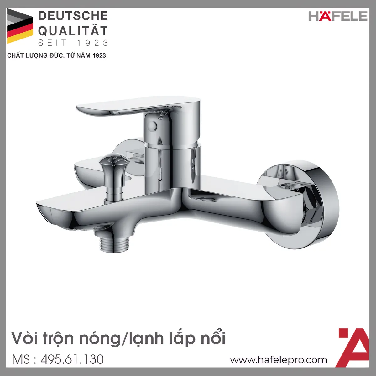 Bộ Trộn Nổi 2 Đường Nước Uni Hafele 495.61.130