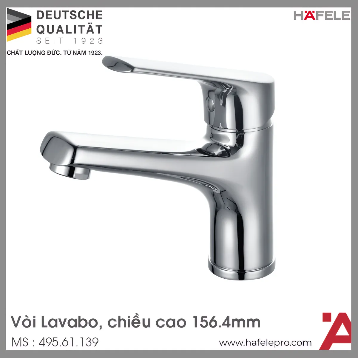 Vòi Trộn Lavabo Vigor 90 Hafele 495.61.139