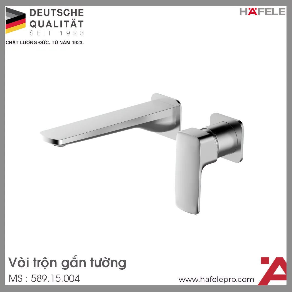 Vòi Trộn Gắn Tường Kobe 250 Hafele 589.15.004