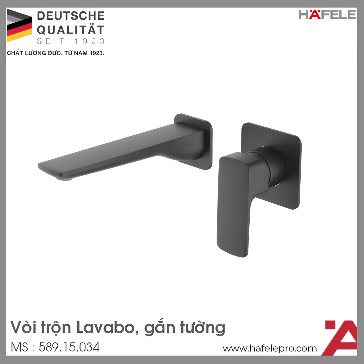 Vòi Trộn Gắn Tường Kobe Hafele 589.15.034