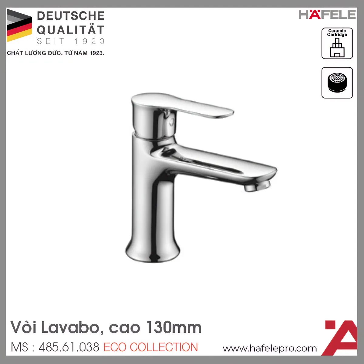 Vòi Trộn Lavabo Eco Hafele 485.61.038