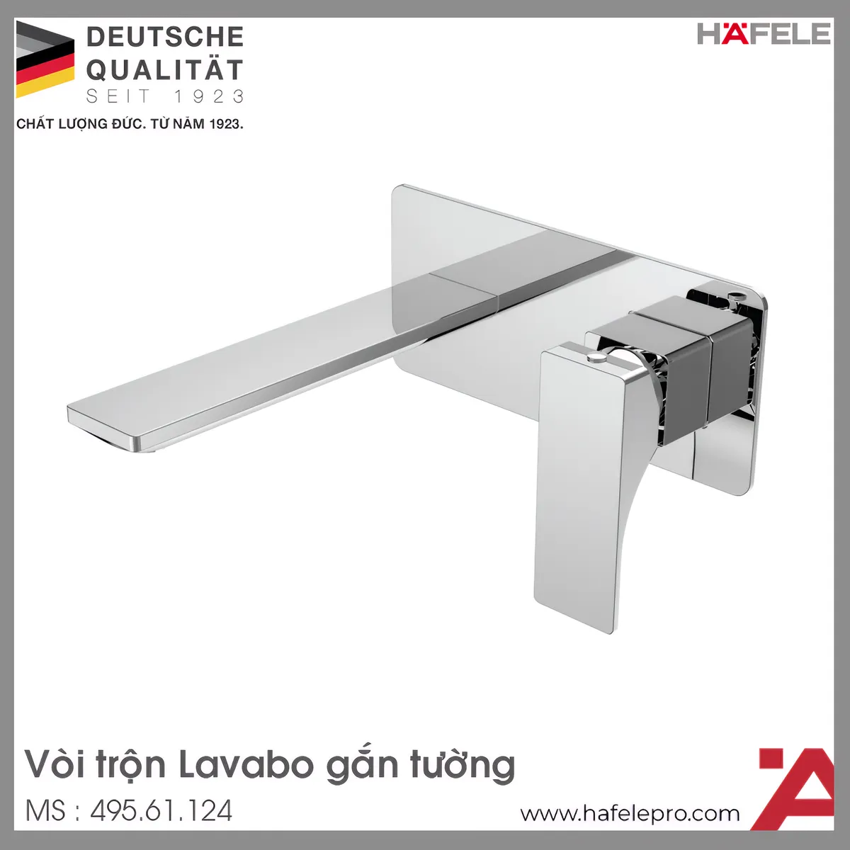 Vòi Trộn Gắn Tường Regal 200 Hafele 495.61.124
