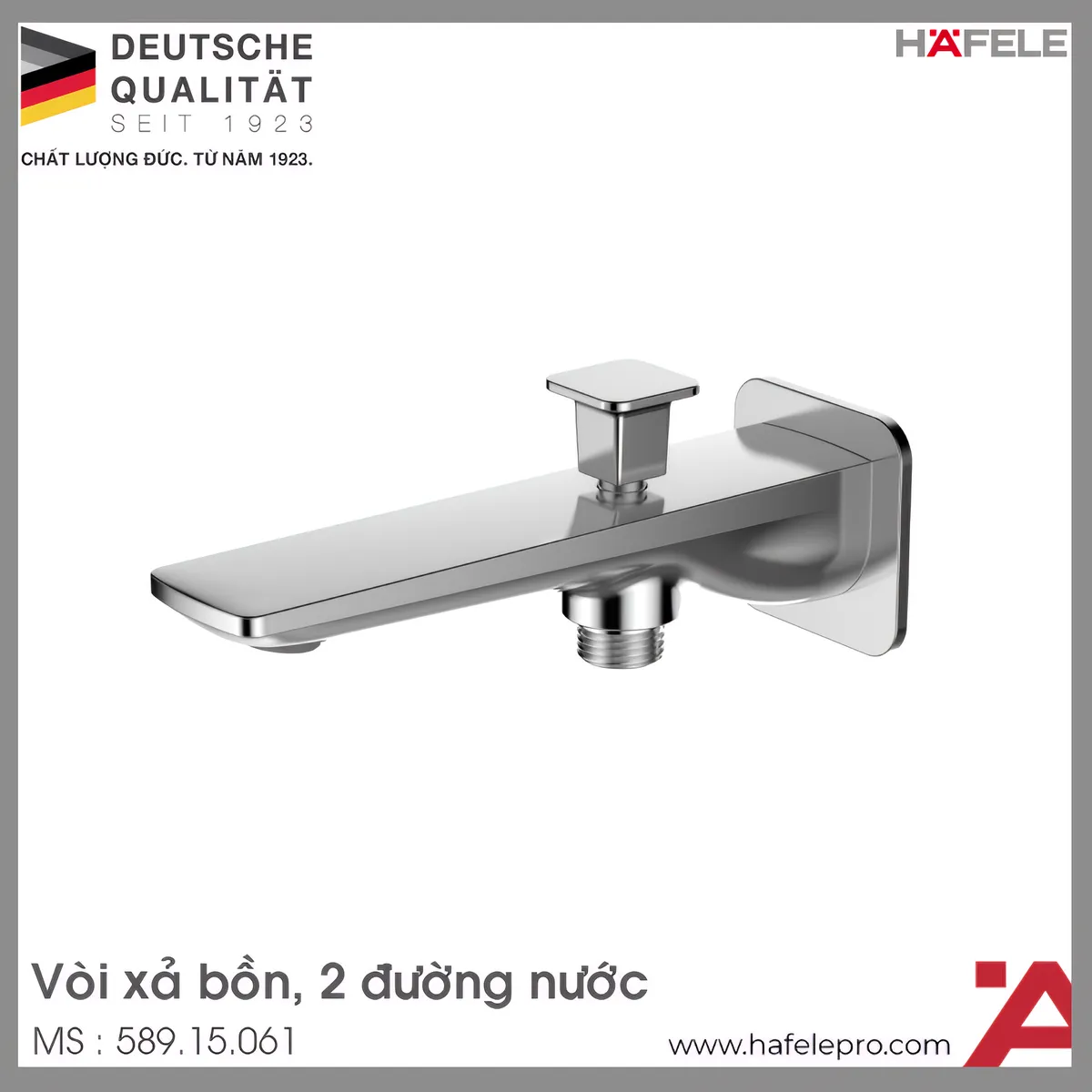 Vòi Xả Bồn 2 Đường Nước Kobe Hafele 589.15.061