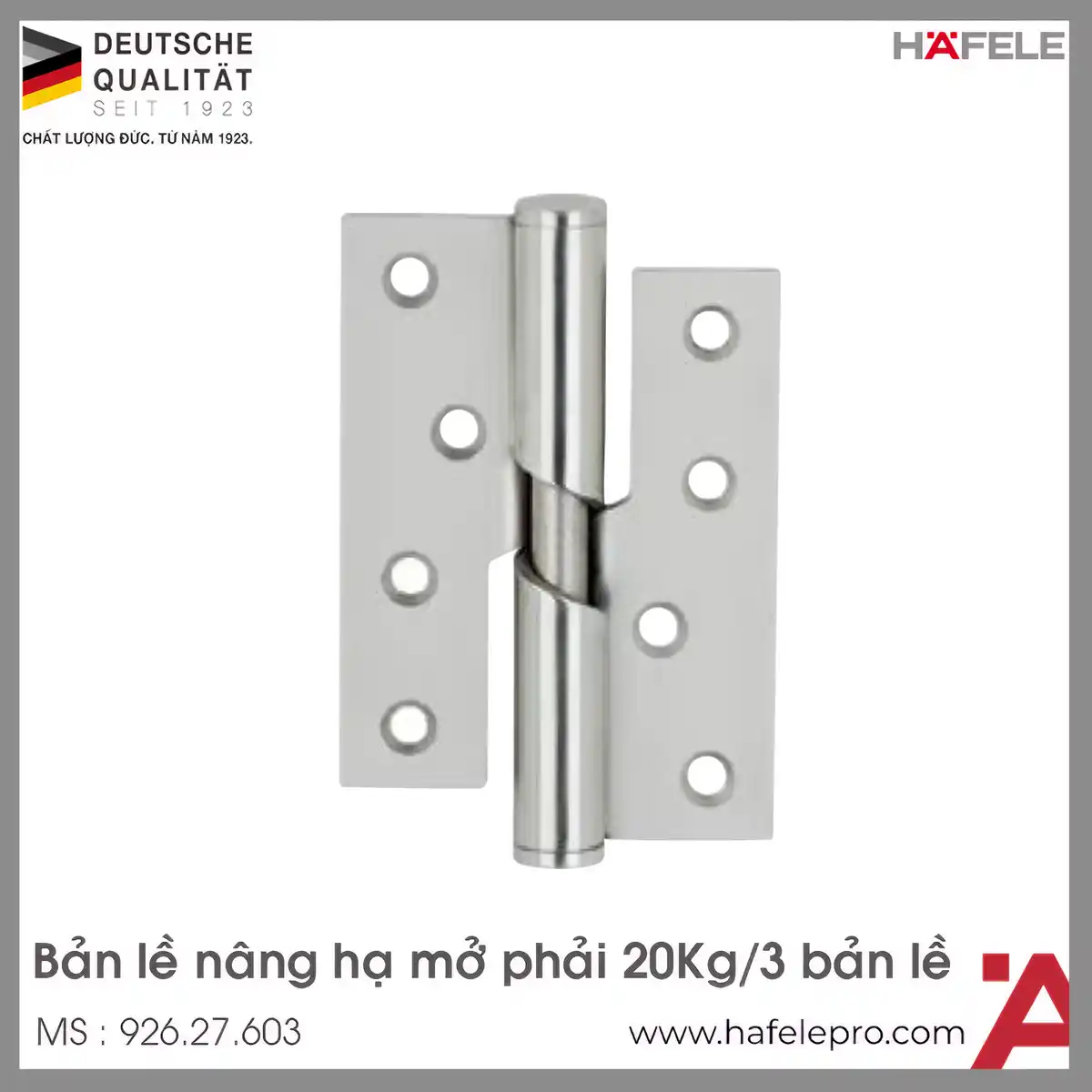 Bản Lề Nâng Hạ Mở Phải Hafele 926.27.603