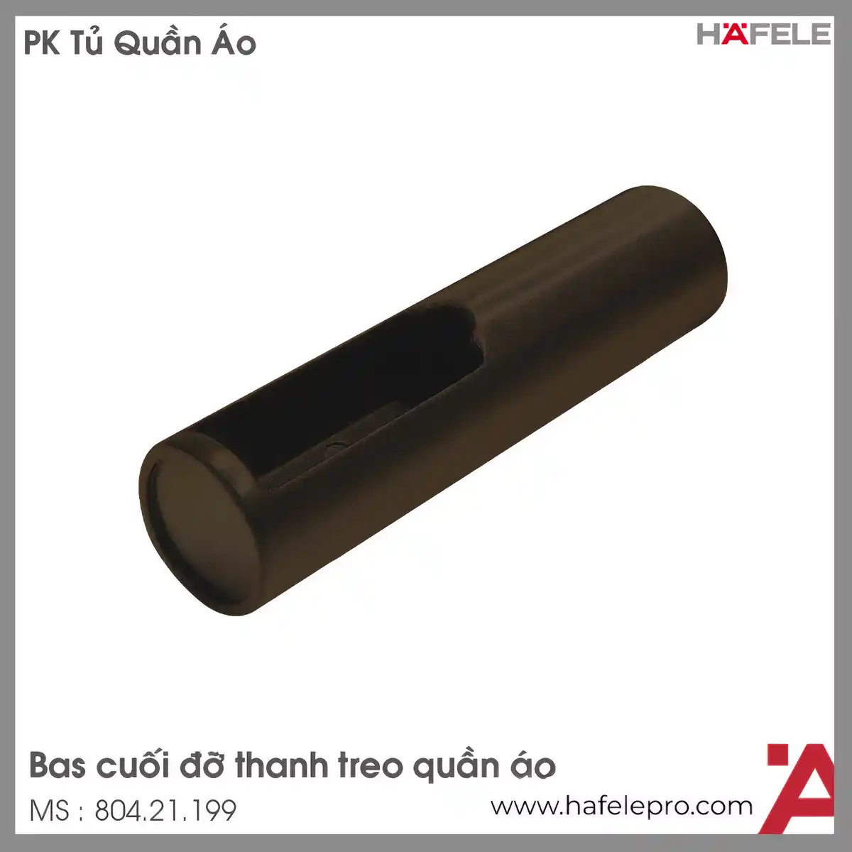 Bas Treo Cuối Giá Treo Vuông Hafele 804.21.199