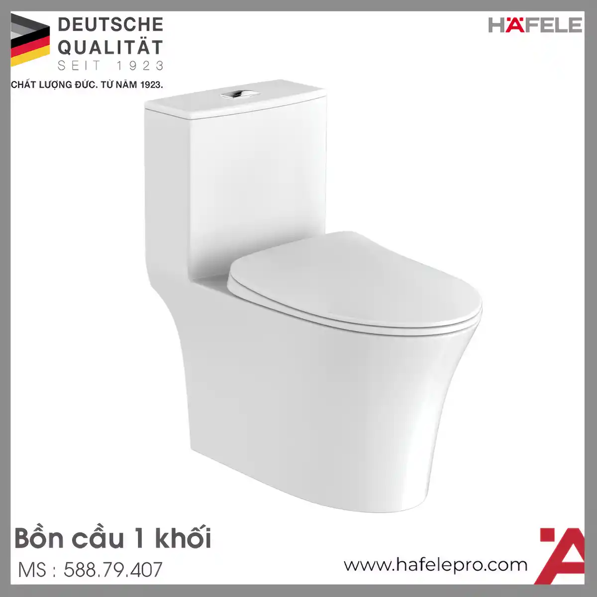 Bồn Cầu 1 Khối Sapporo Hafele 588.79.407