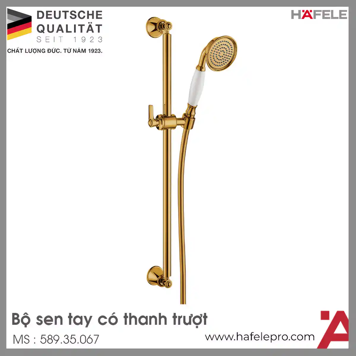 Bộ Sen Tay Có Thanh Trượt Kyoto Hafele 589.35.067