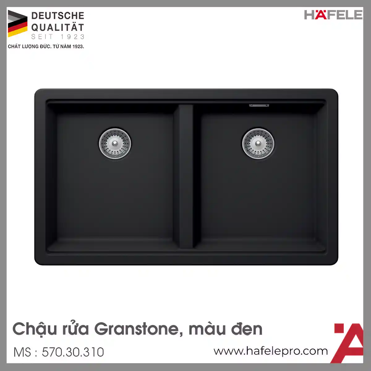 Chậu Rửa Đá HS20-GEN2S80 Hafele 570.30.310