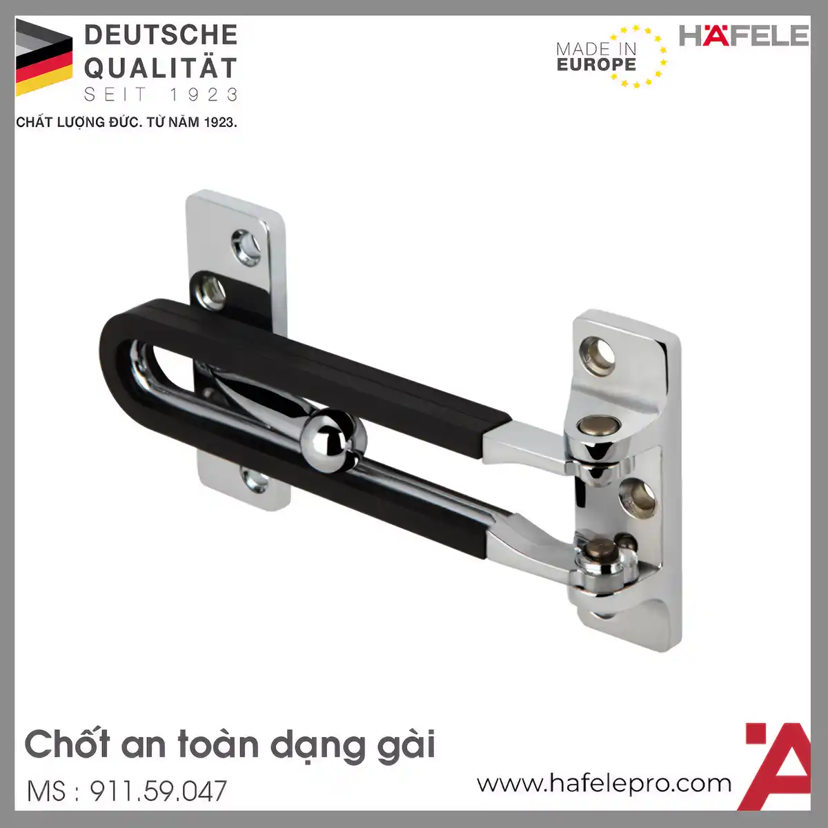 Chốt An Toàn Dạng Gài Hafele 911.59.047