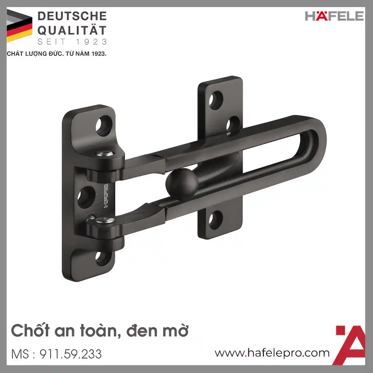 Chốt An Toàn Dạng Gài Hafele 911.59.233