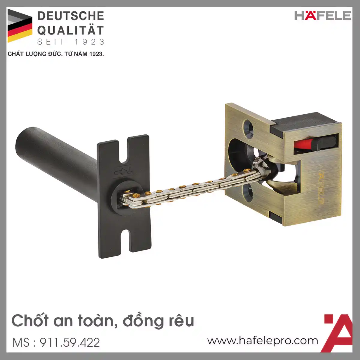 Chốt An Toàn Dạng Xích Hafele 911.59.422