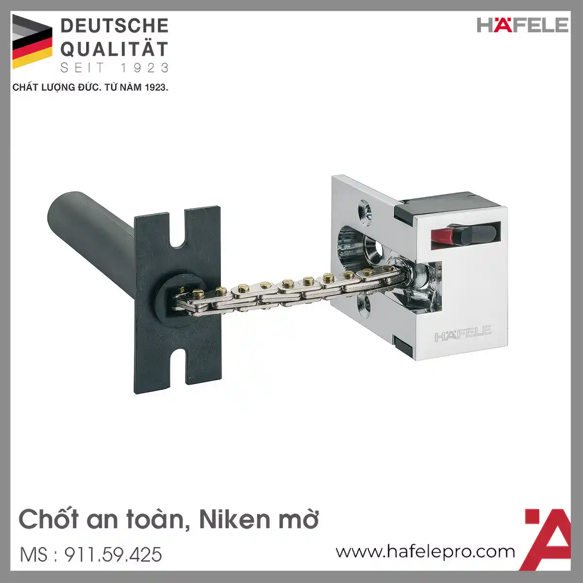 Chốt An Toàn Dạng Xích Hafele 911.59.425