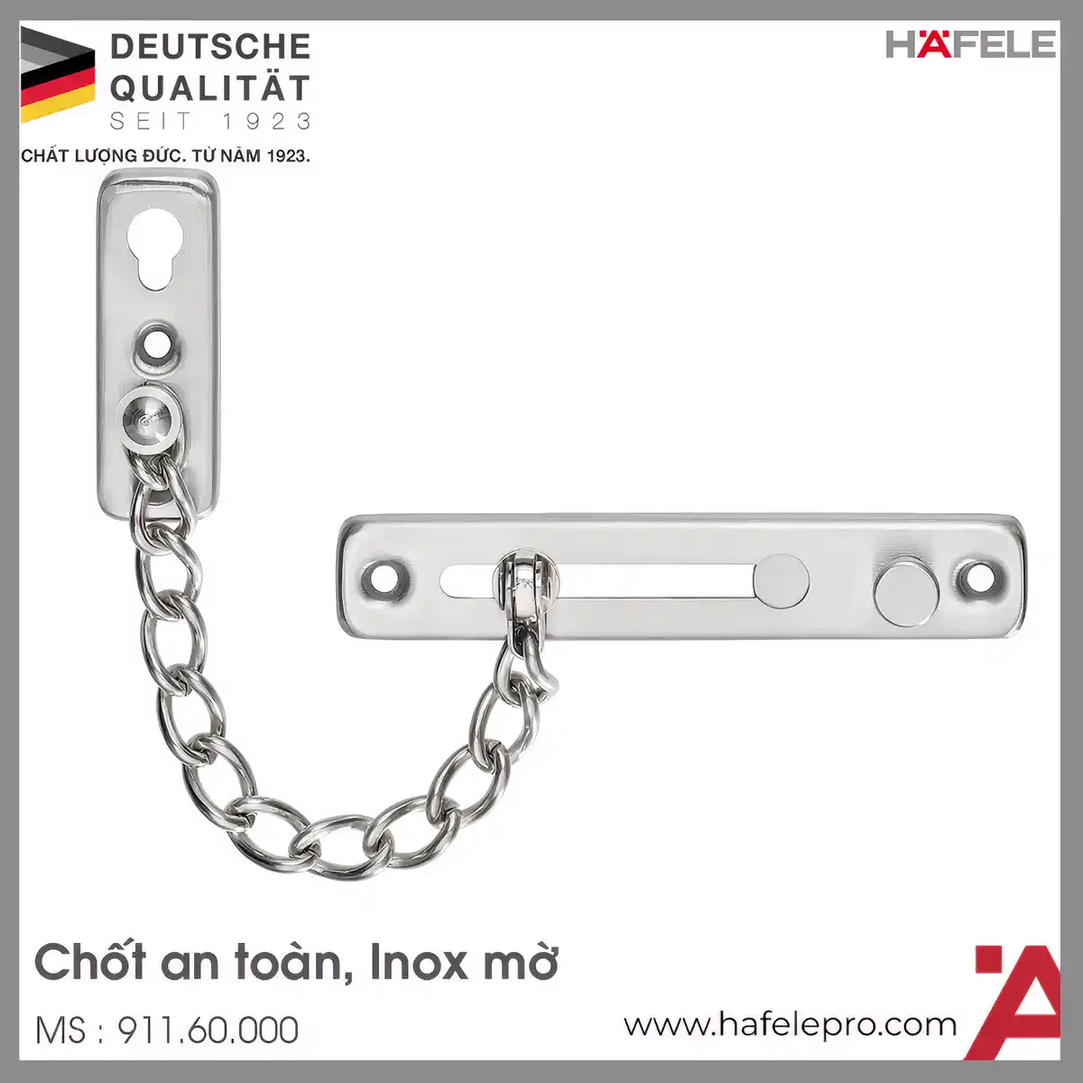 Chốt An Toàn Dạng Xích Hafele 911.60.000