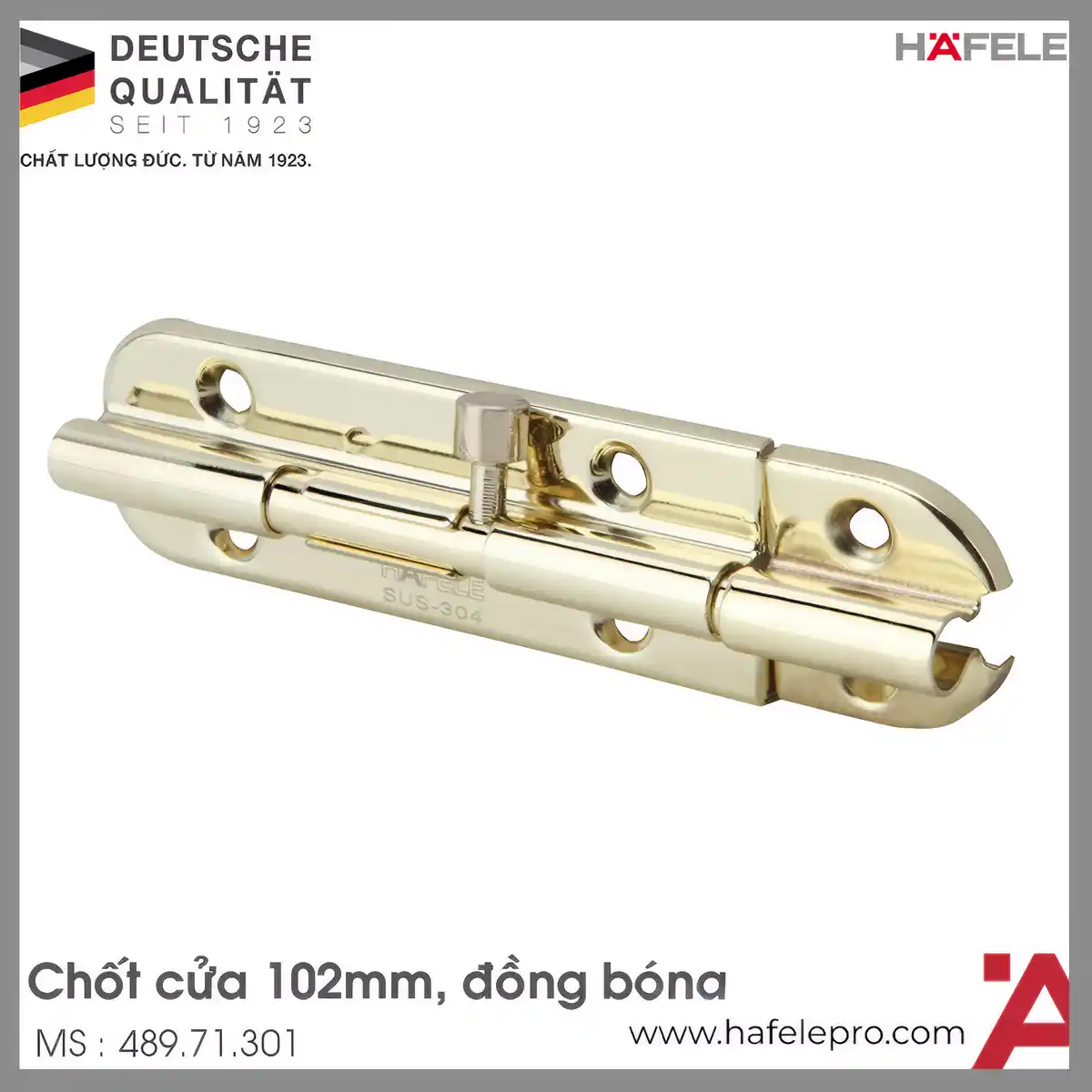 Chốt Cửa 102mm Hafele 489.71.301
