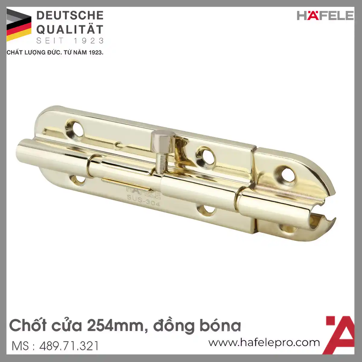 Chốt Cửa 254mm Hafele 489.71.321