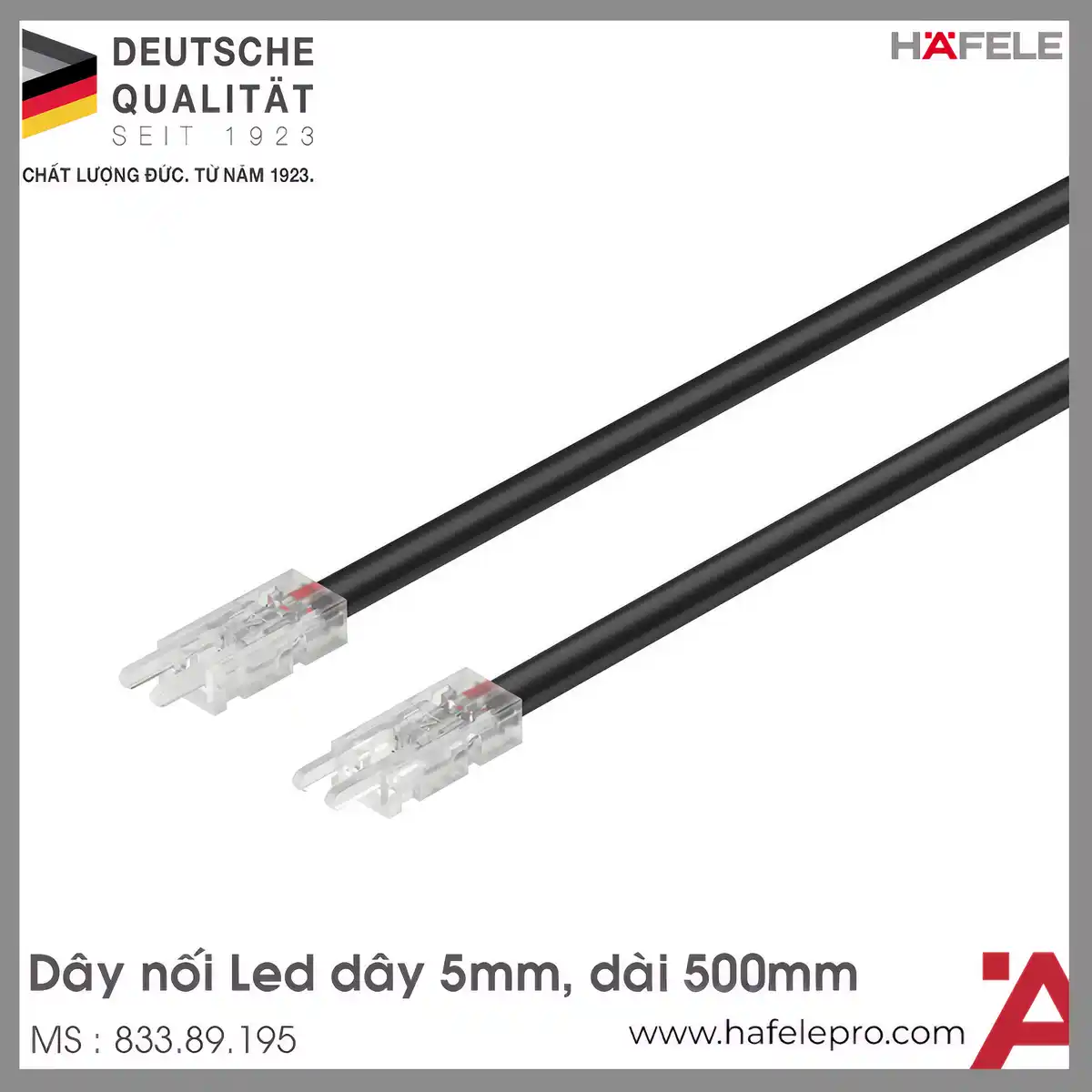 Dây Nối Cho Đèn Led Dây 5mm Hafele 833.89.195