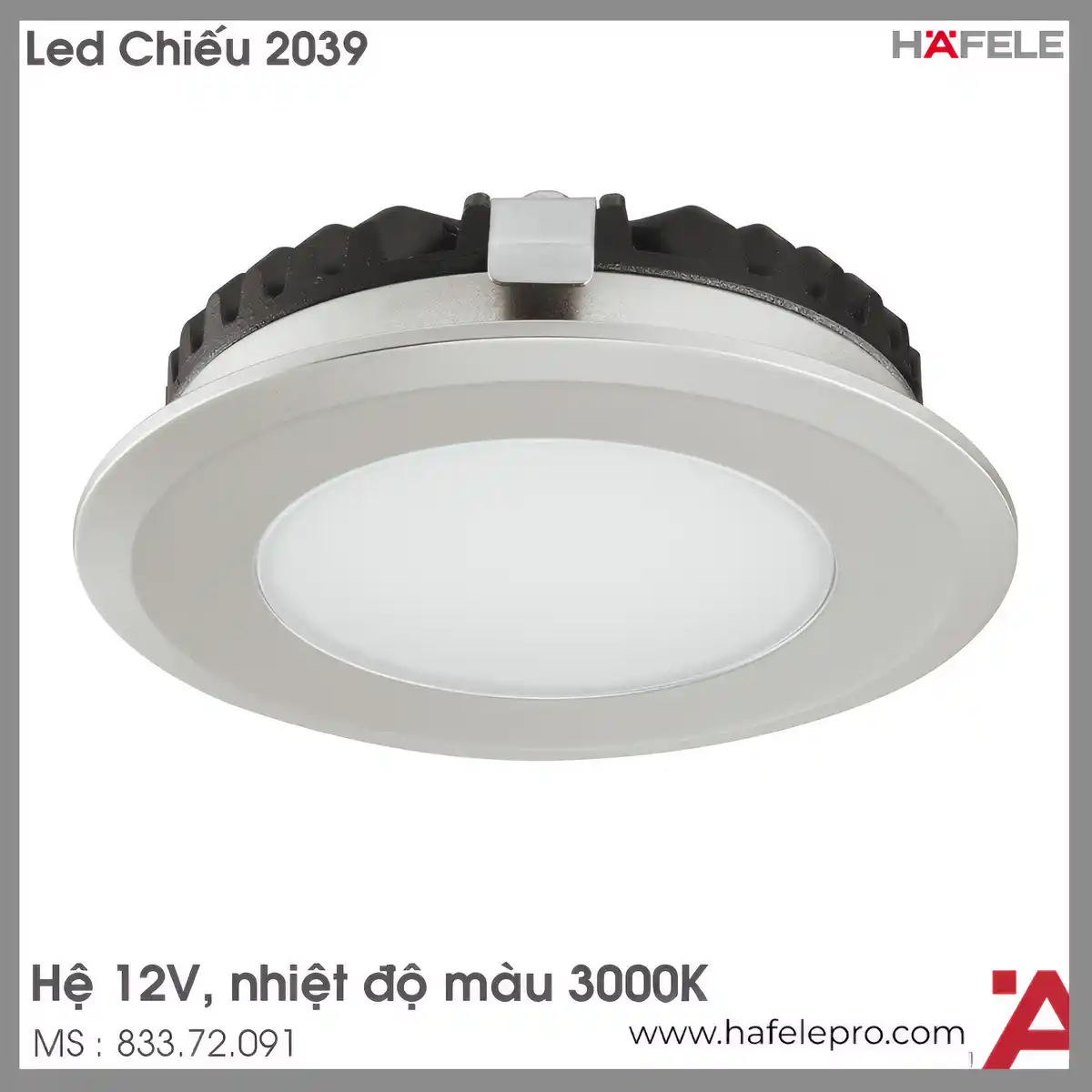 Đèn Led Chiếu 2039 Lắp Âm 12V Hafele 833.72.091