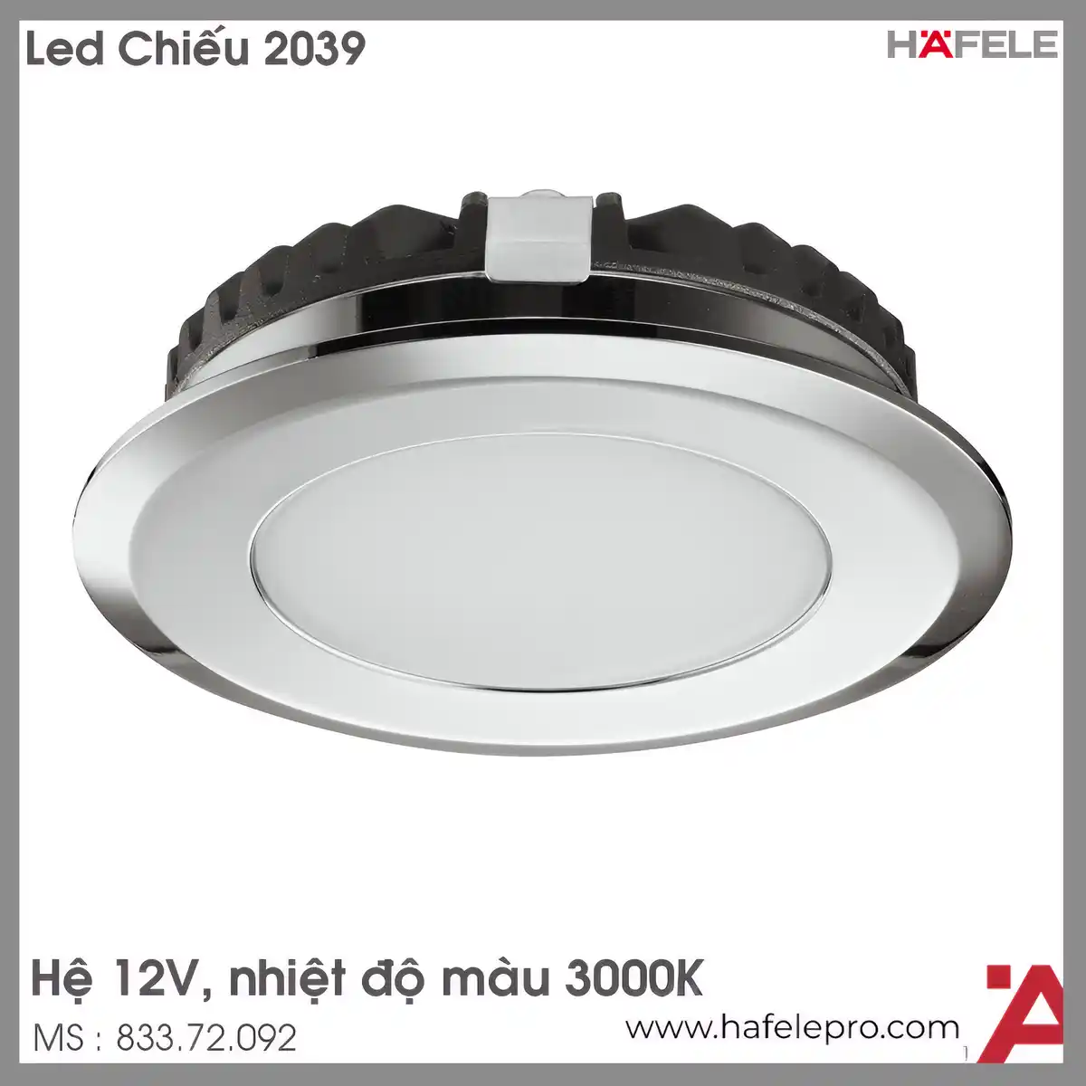 Đèn Led Chiếu 2039 Lắp Âm 12V Hafele 833.72.092