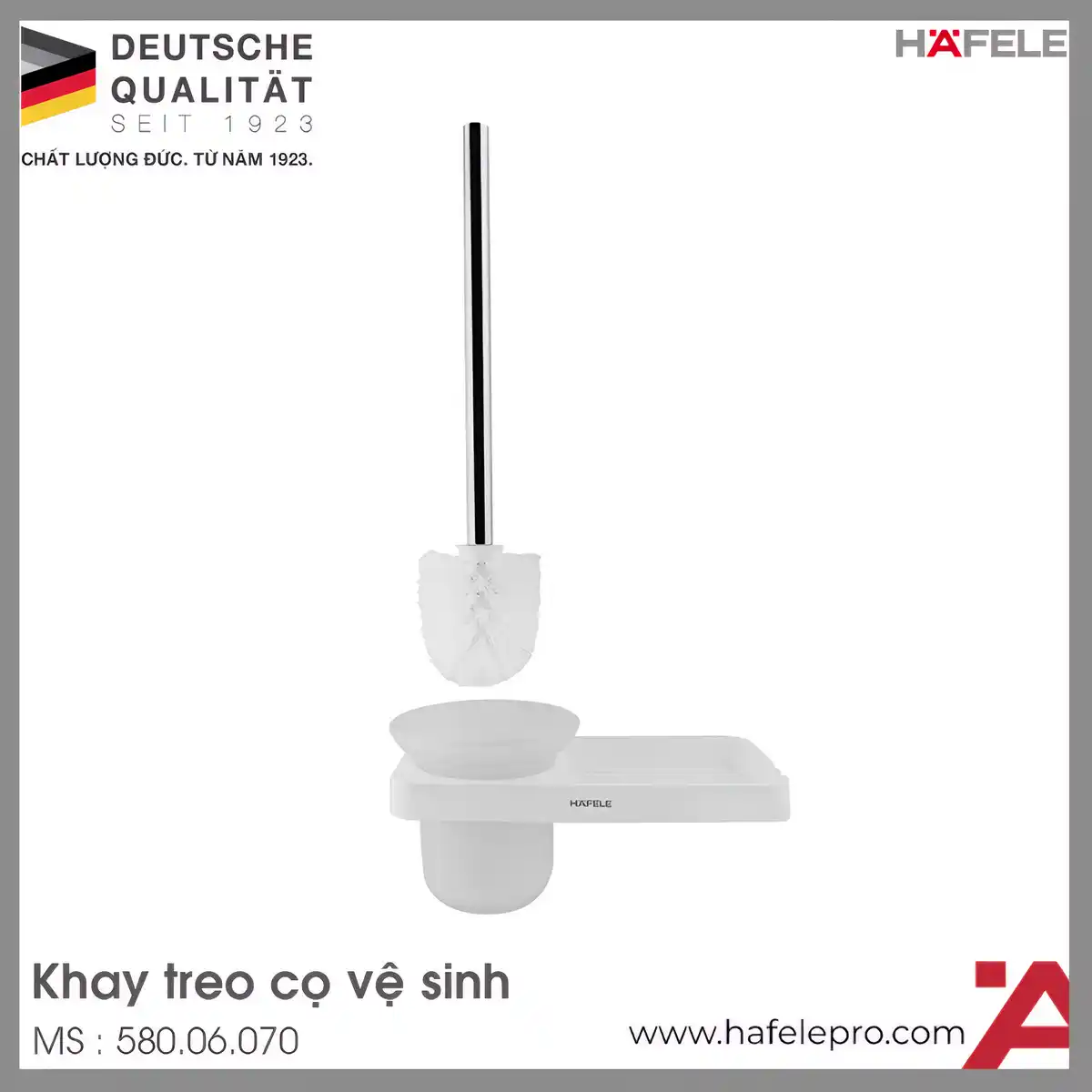 Khay Treo Cọ Vệ Sinh Chiba Hafele 580.06.070