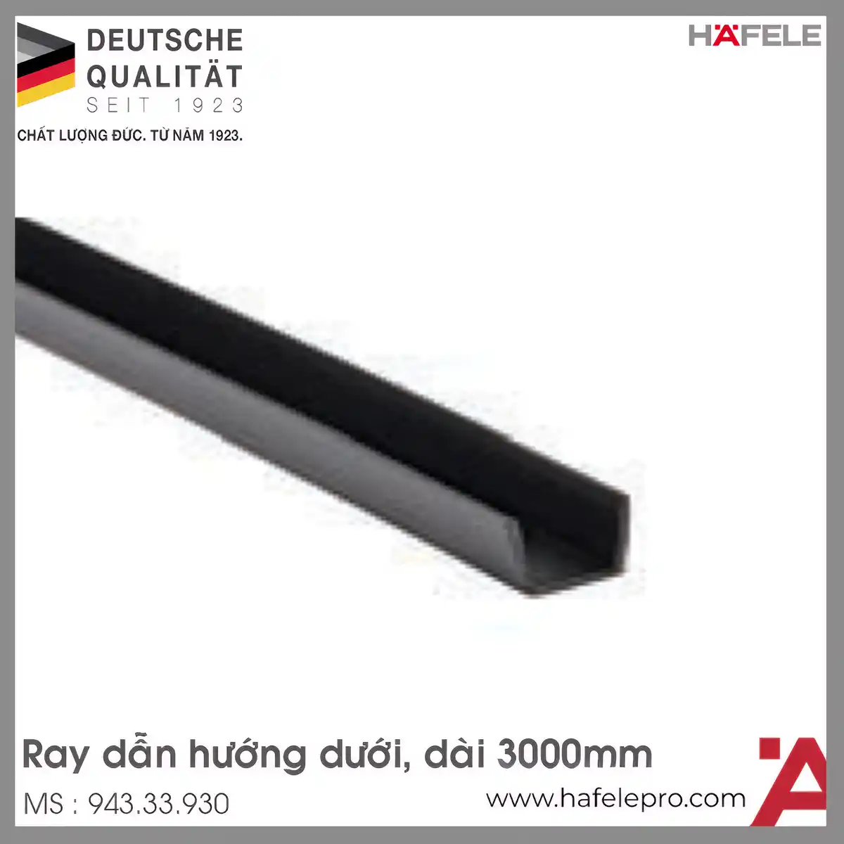 Ray Dẫn Hướng Dưới 3000mm Hafele 943.33.930