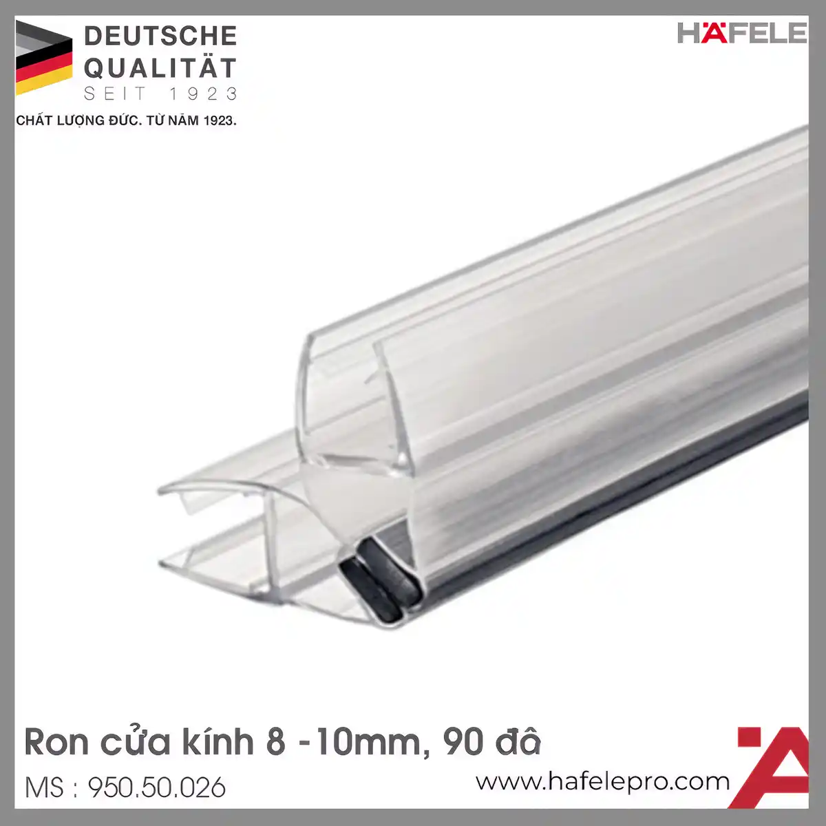 Ron Cửa Kính 8 – 10mm Nam Châm 90º Hafele 950.50.026
