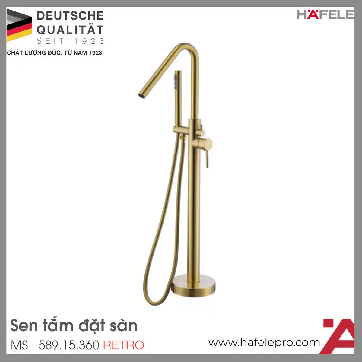 Sen Tắm Đặt Sàn Retro Hafele 589.15.360