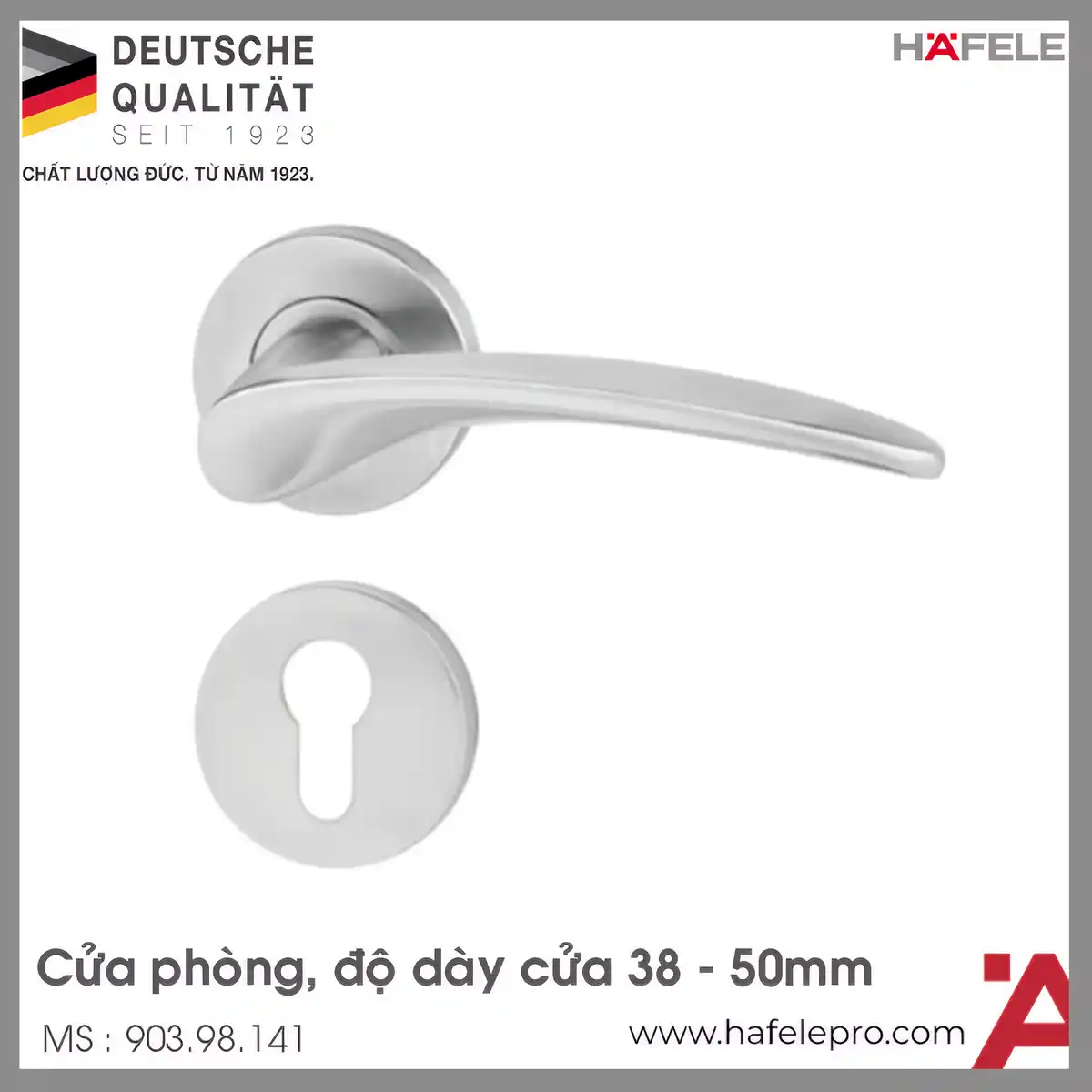 Tay Nắm Gạt Cửa Phòng Hafele 903.98.141