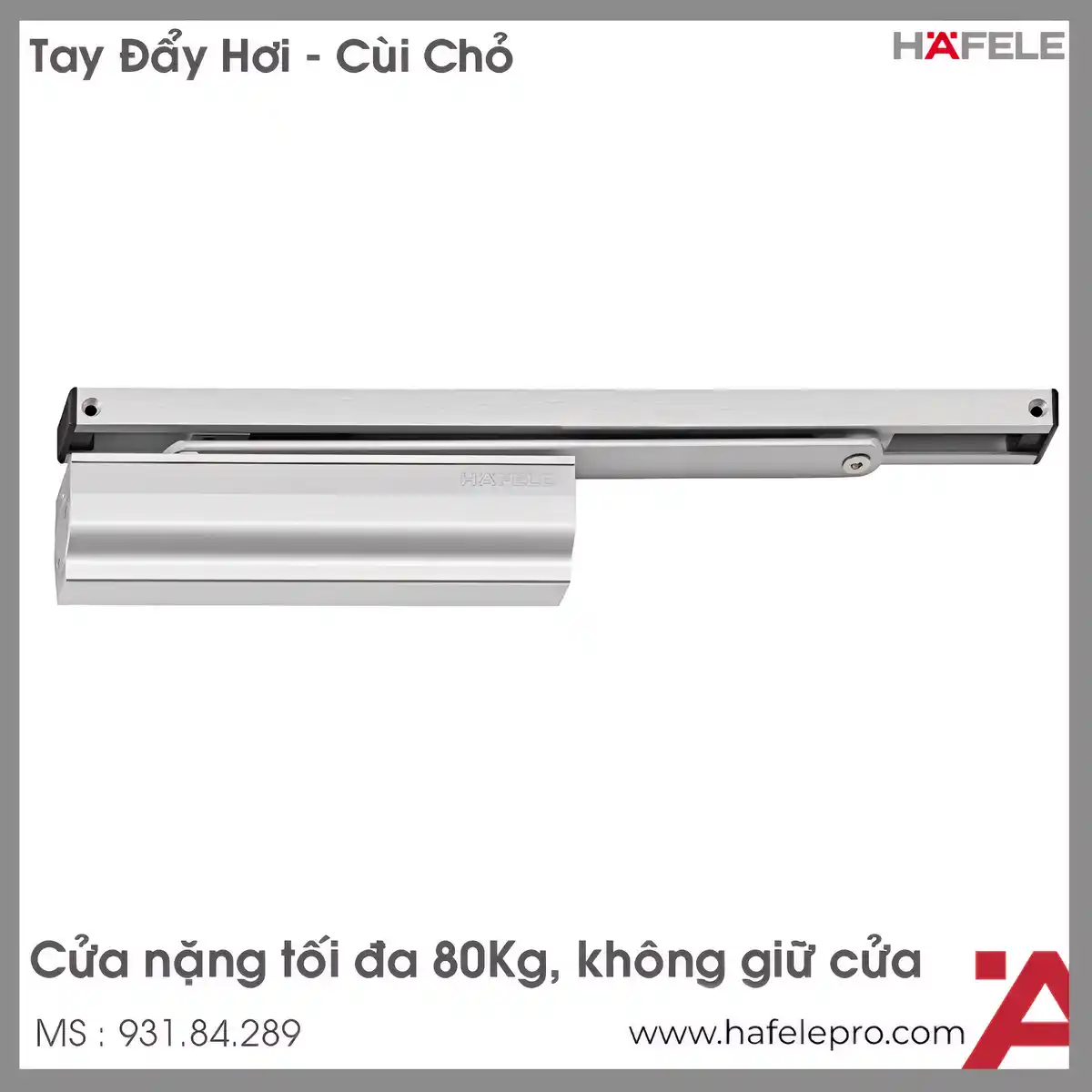 Thiết Bị Đóng Cửa Tự Động DCL83 Hafele 931.84.289