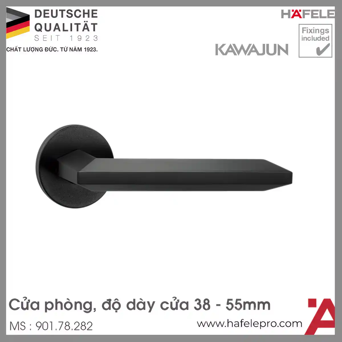 Tay Nắm Gạt Cửa Phòng Hafele 901.78.282
