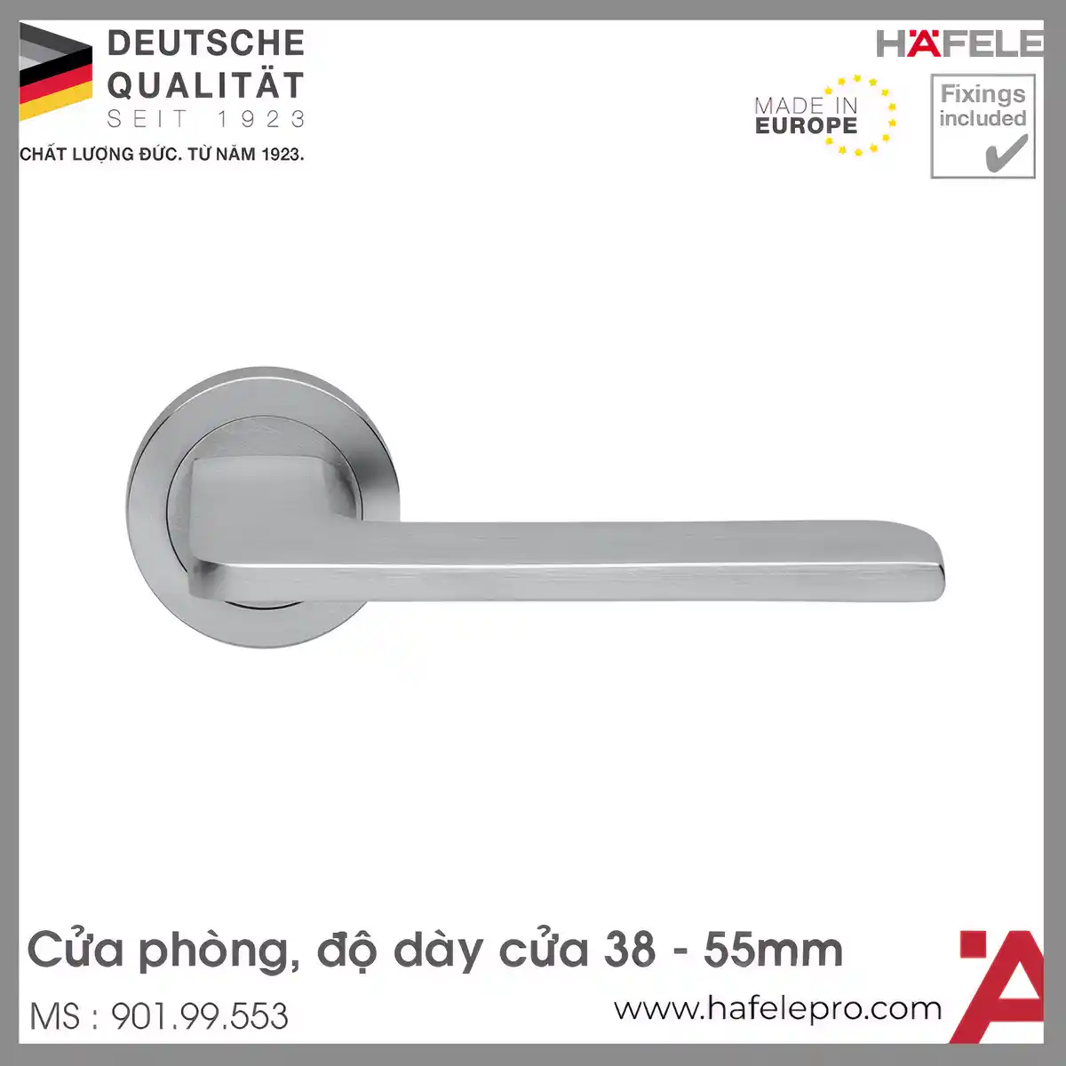Tay Nắm Gạt Cửa Phòng Hafele 901.99.553