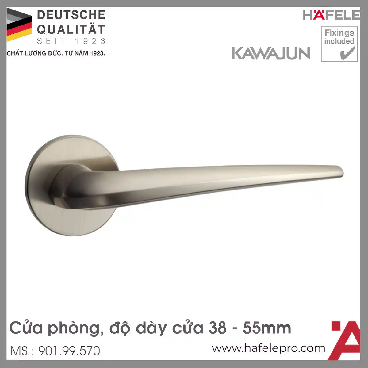 Tay Nắm Gạt Cửa Phòng Hafele 901.99.570