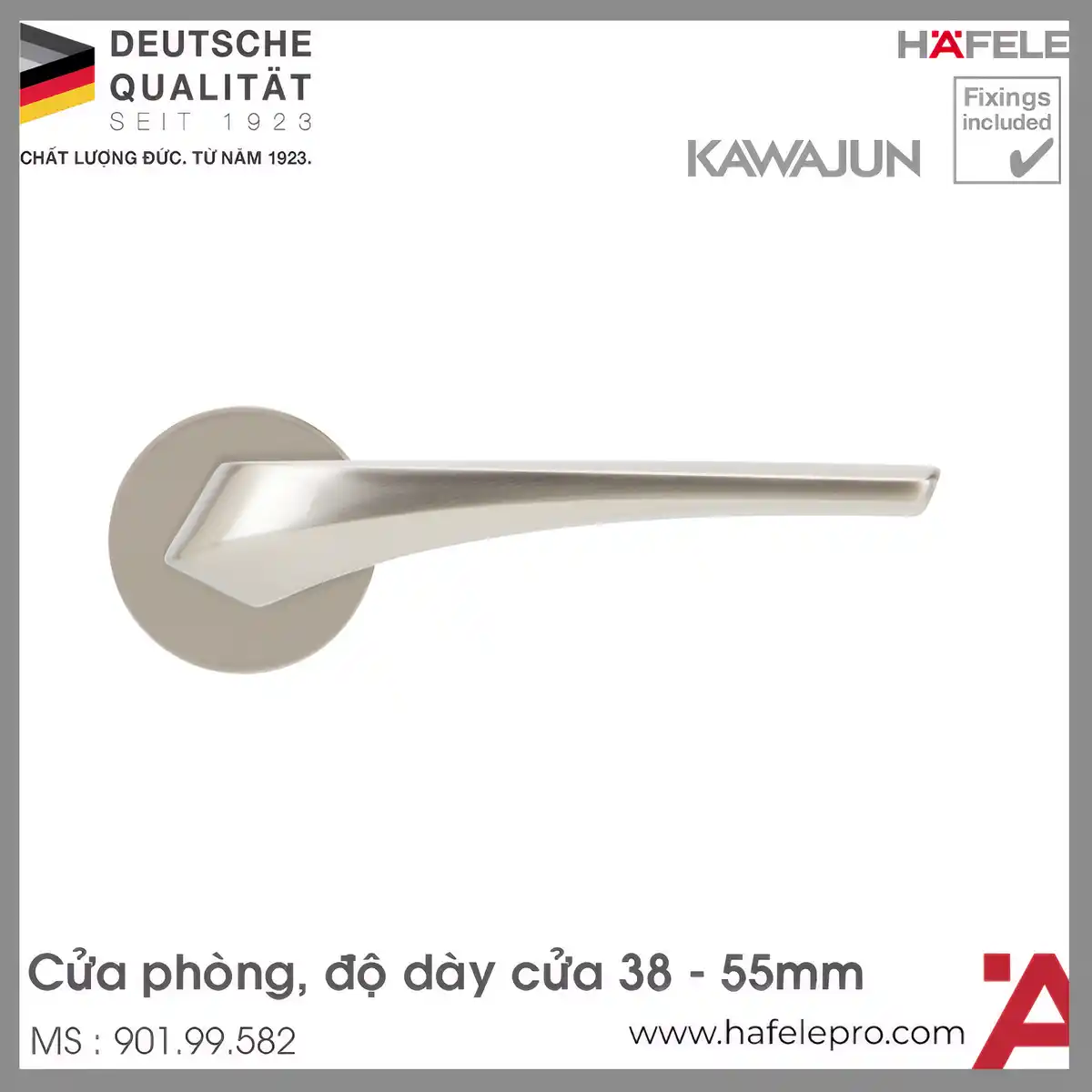 Tay Nắm Gạt Cửa Phòng Hafele 901.99.582