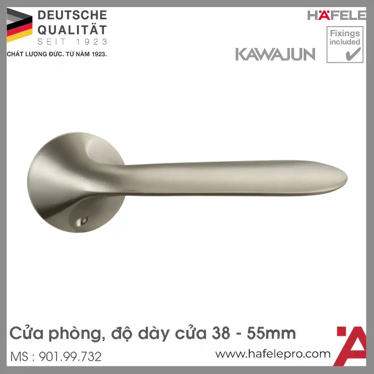 Tay Nắm Gạt Cửa Phòng Hafele 901.99.732