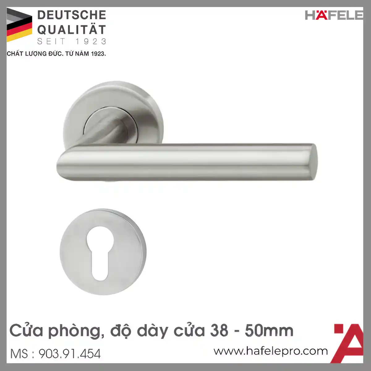 Tay Nắm Gạt Cửa Phòng Hafele 903.91.454