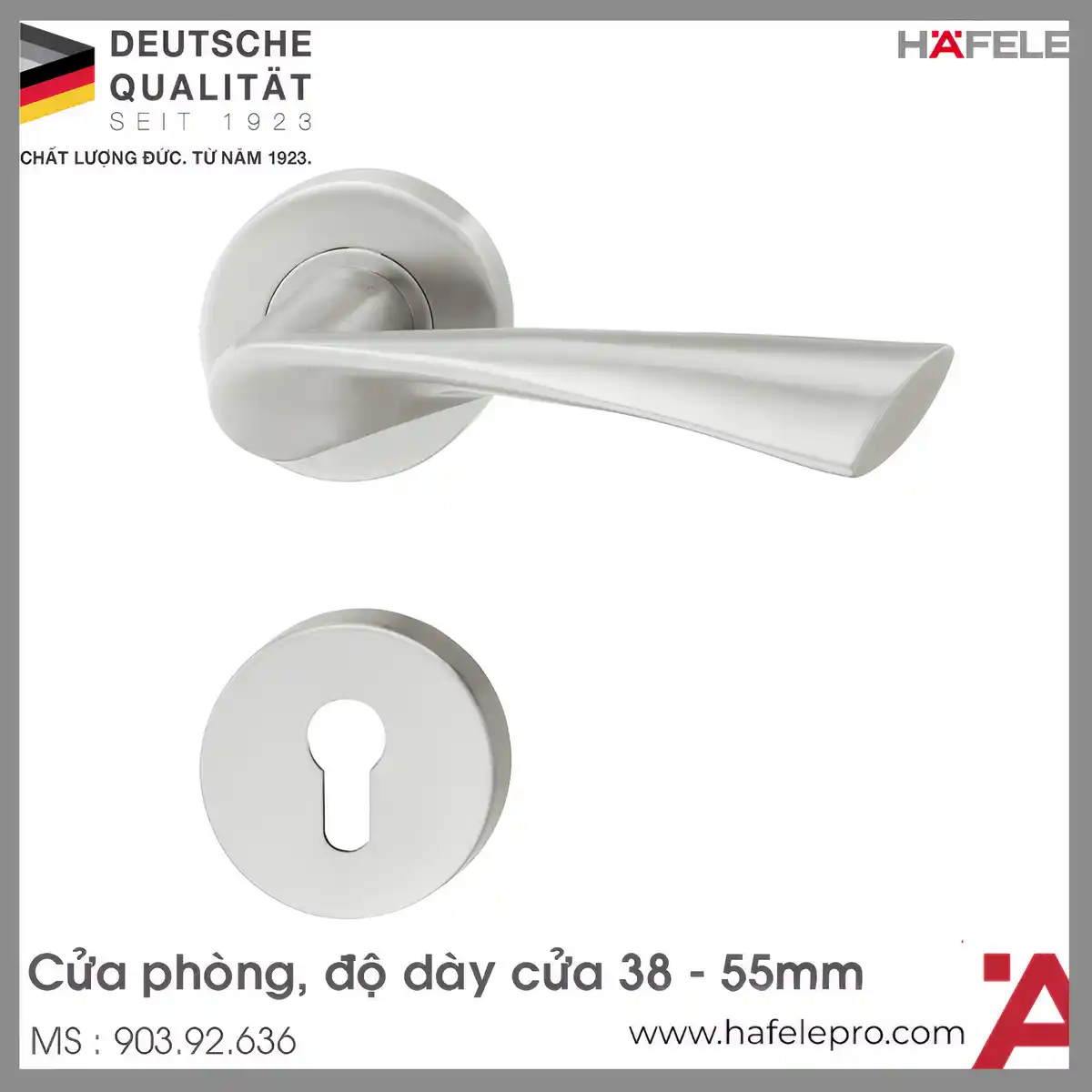 Tay Nắm Gạt Cửa Phòng Hafele 903.92.636