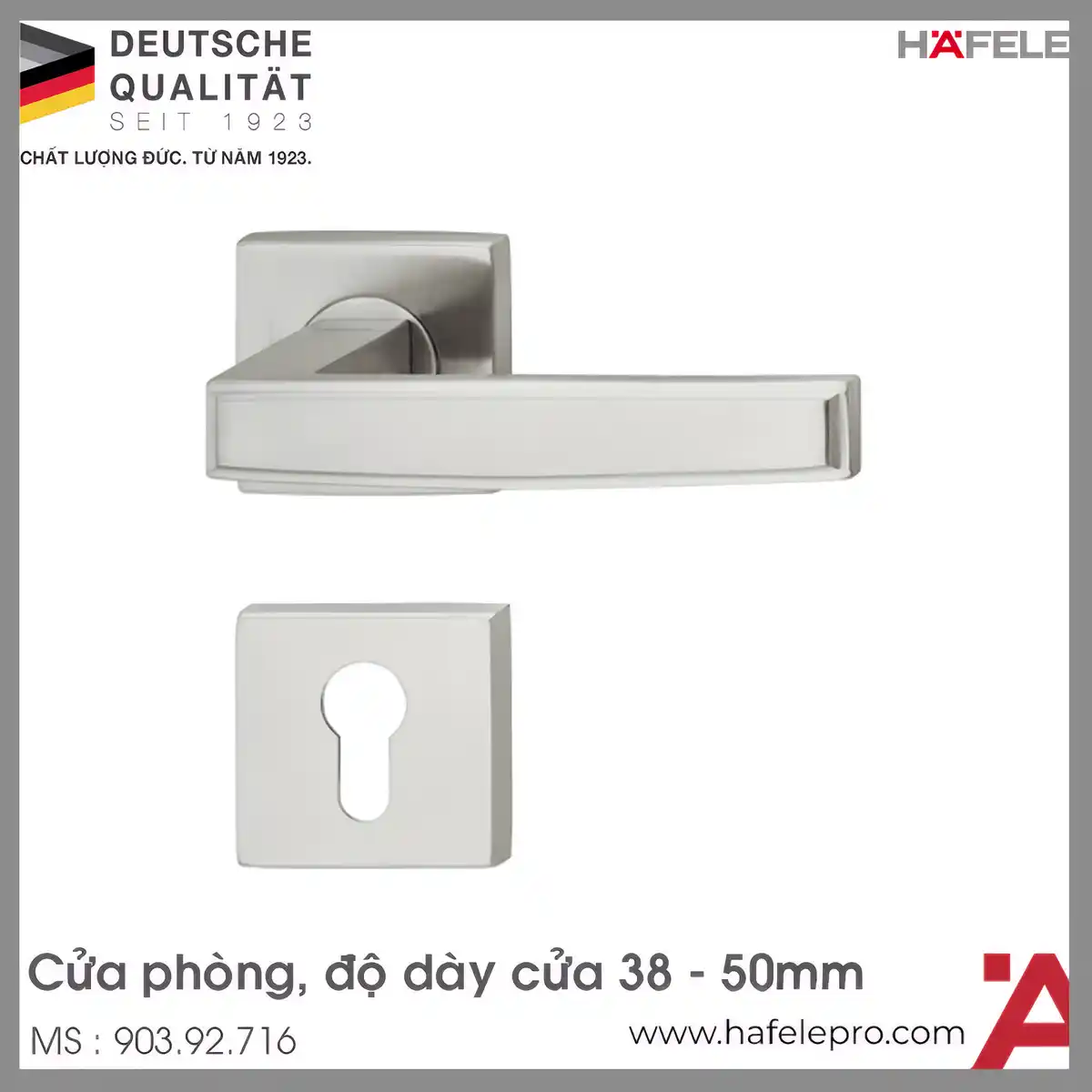 Tay Nắm Gạt Cửa Phòng Hafele 903.92.716