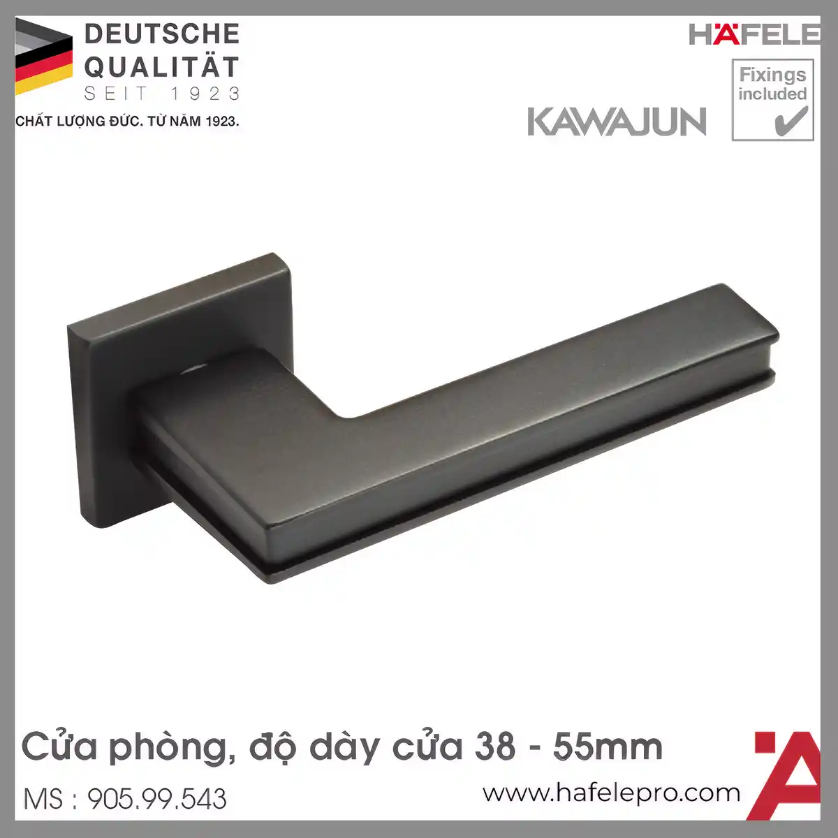 Tay Nắm Gạt Cửa Phòng Hafele 905.99.543