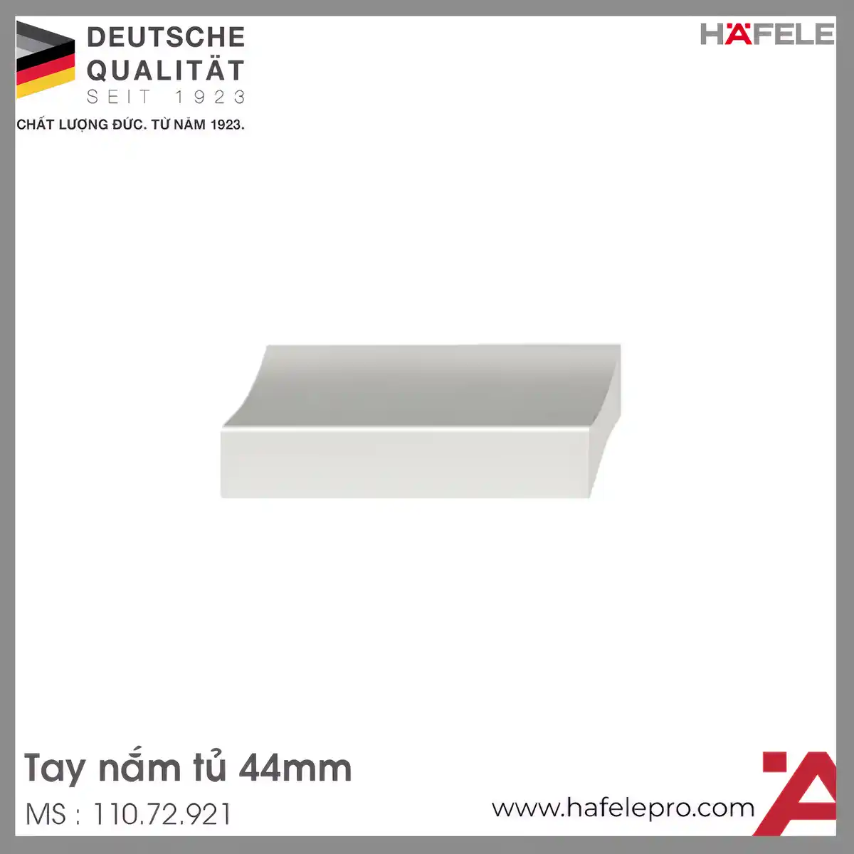 Tay Nắm Tủ 44mm Hafele 110.72.921
