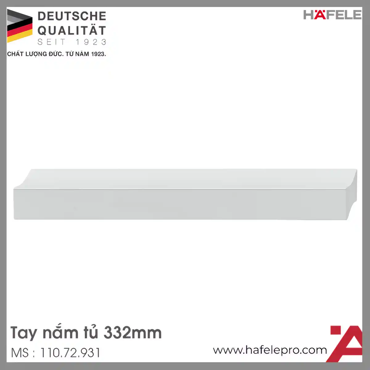 Tay Nắm Tủ 332mm Hafele 110.72.931