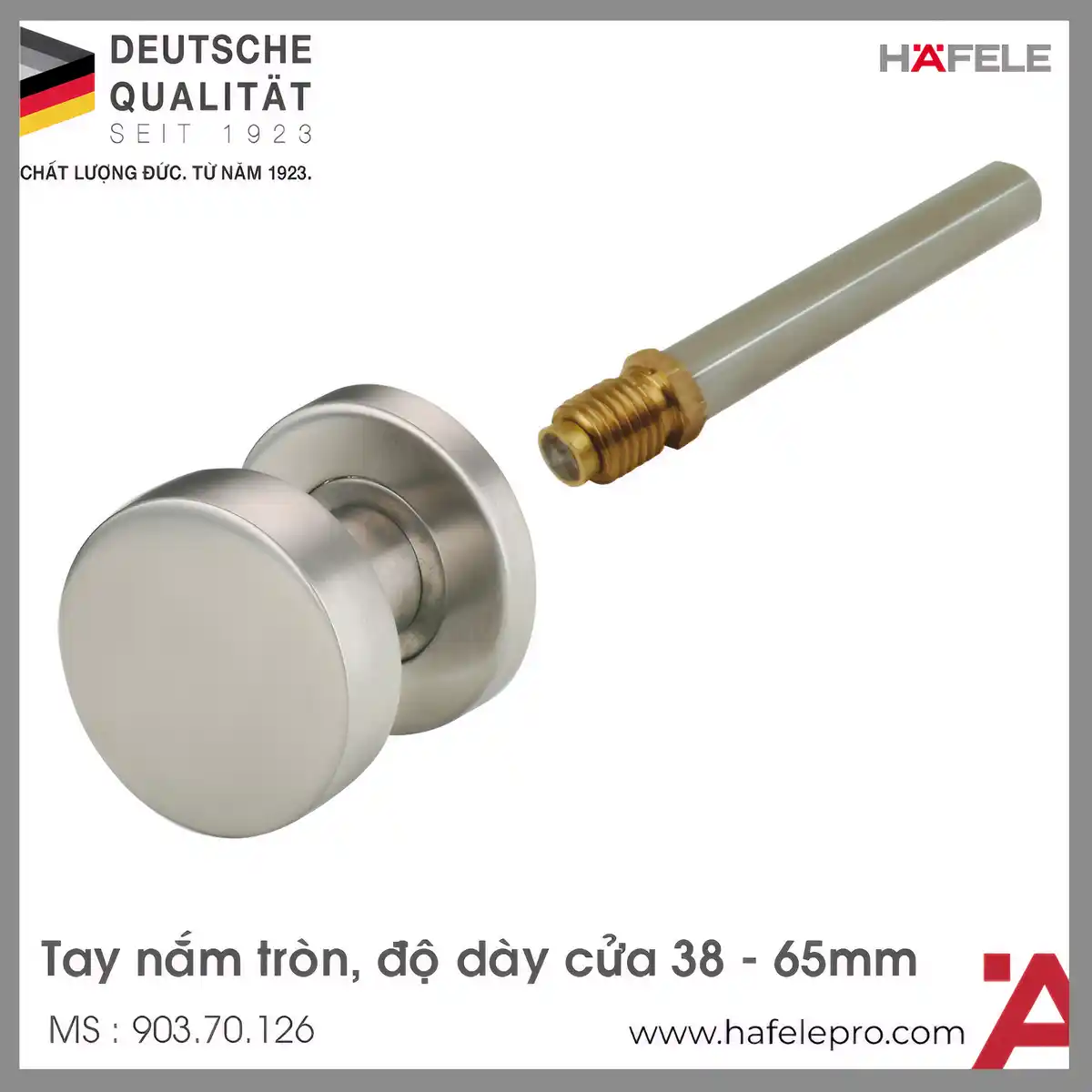 Tay Nắm Tròn Hafele 903.70.126