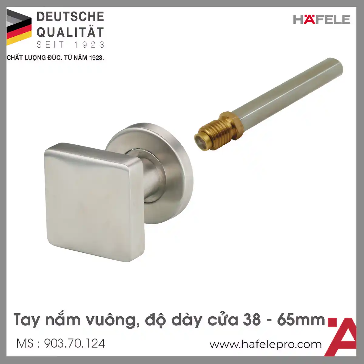 Tay Nắm Vuông Hafele 903.70.124