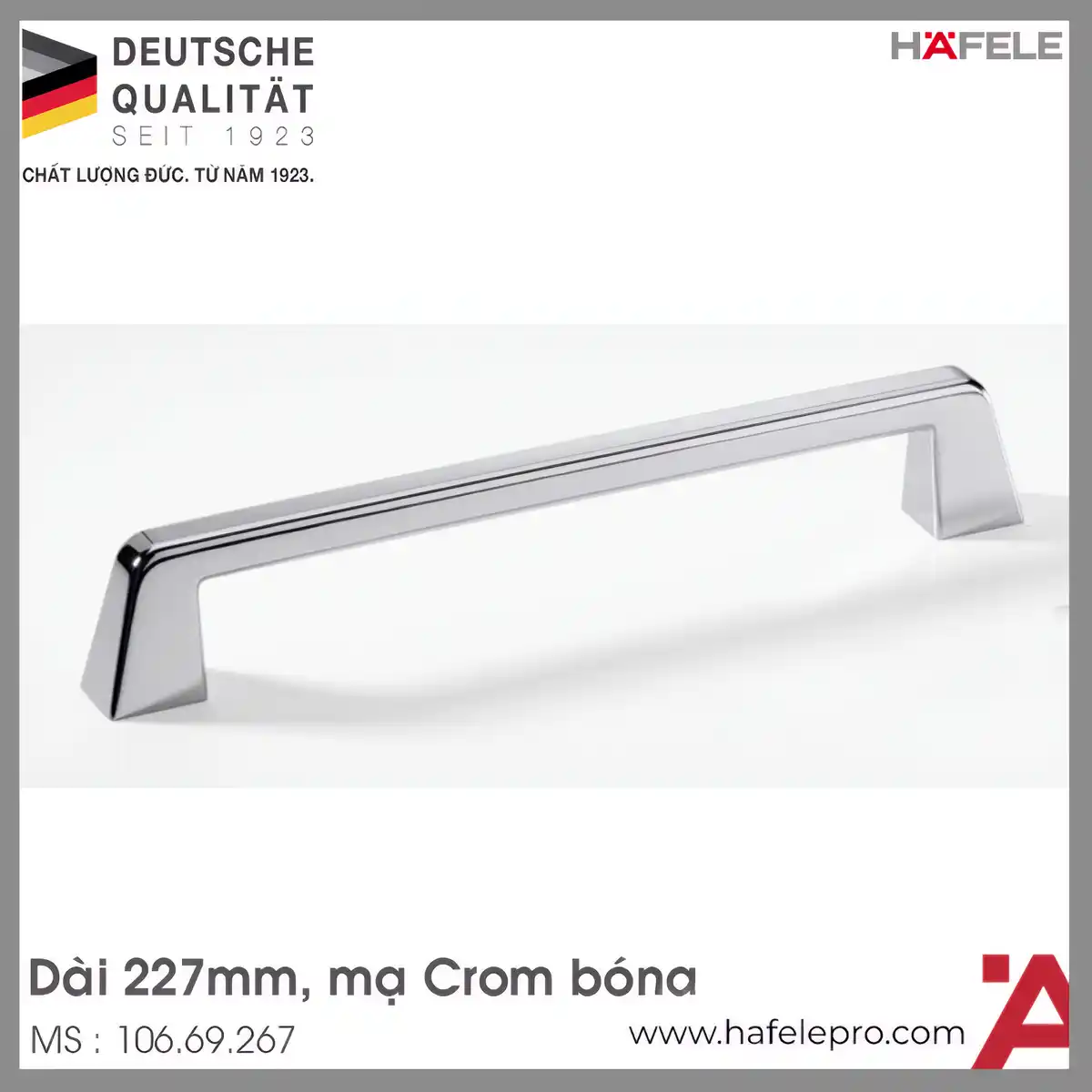 Tay Nắm Tủ 227mm H1375 Hafele 106.69.267