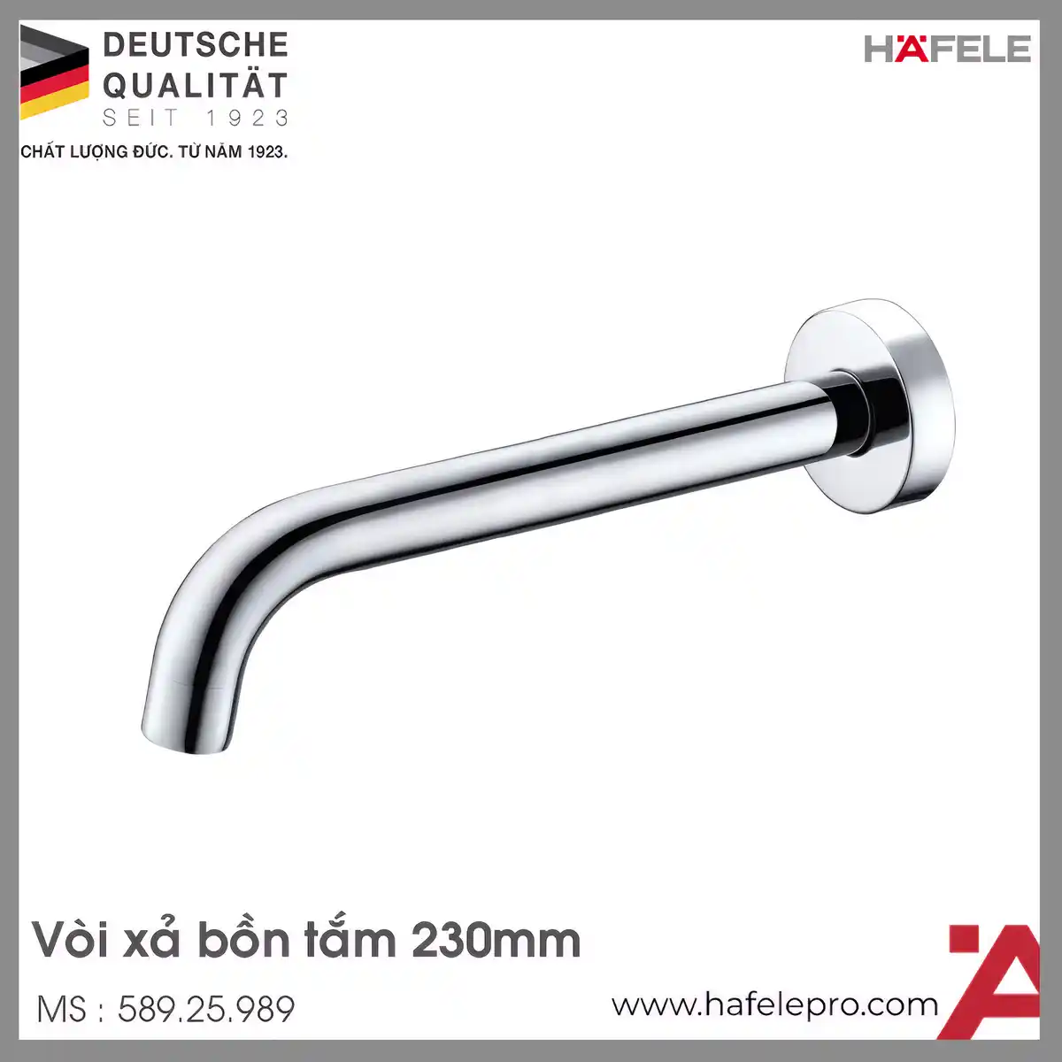 Vòi Xả Bồn Tắm Active 230mm Hafele 589.25.896