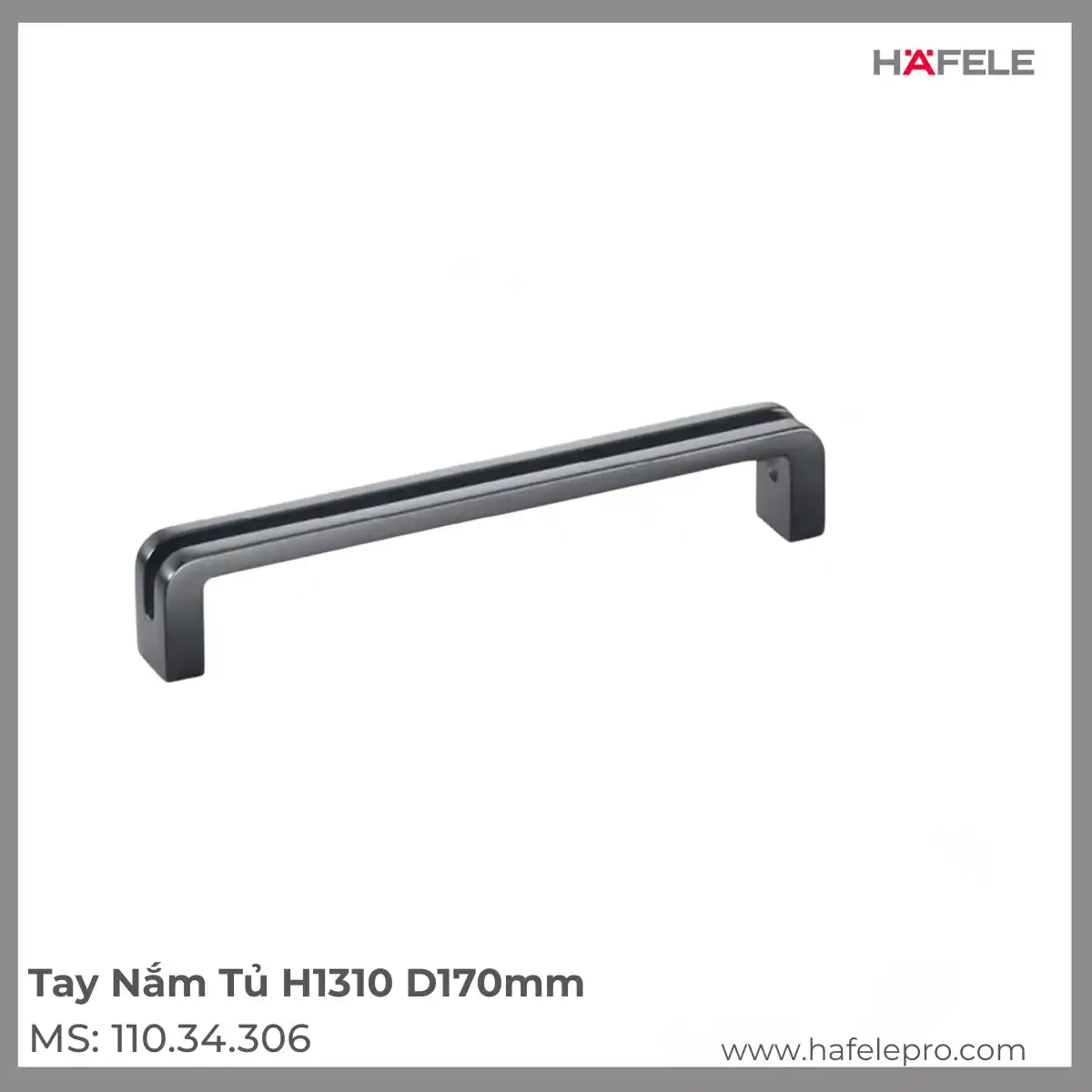 Tay Nắm Tủ H1310 170mm Hafele 110.34.306