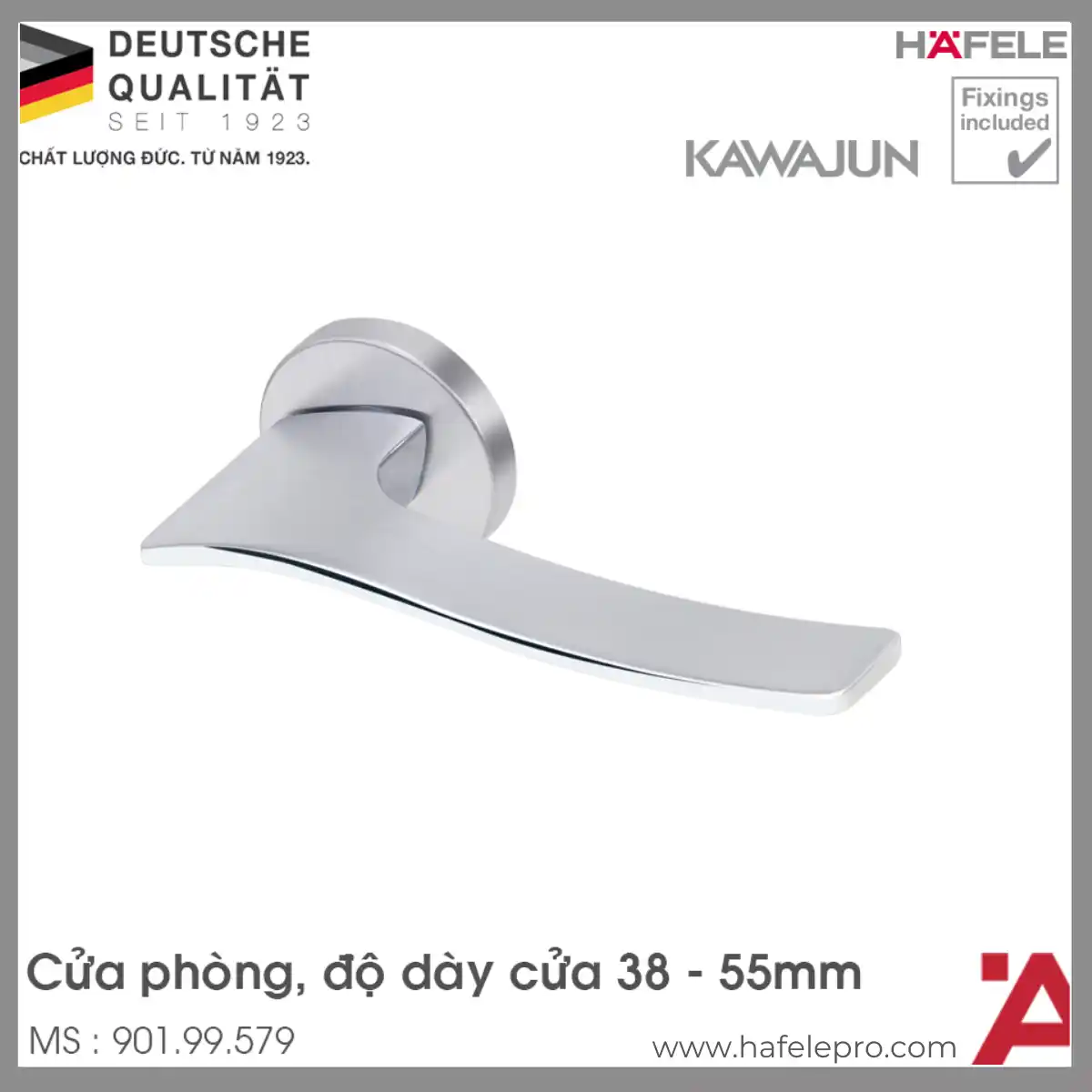 Tay Nắm Gạt Cửa Phòng Hafele 901.99.579