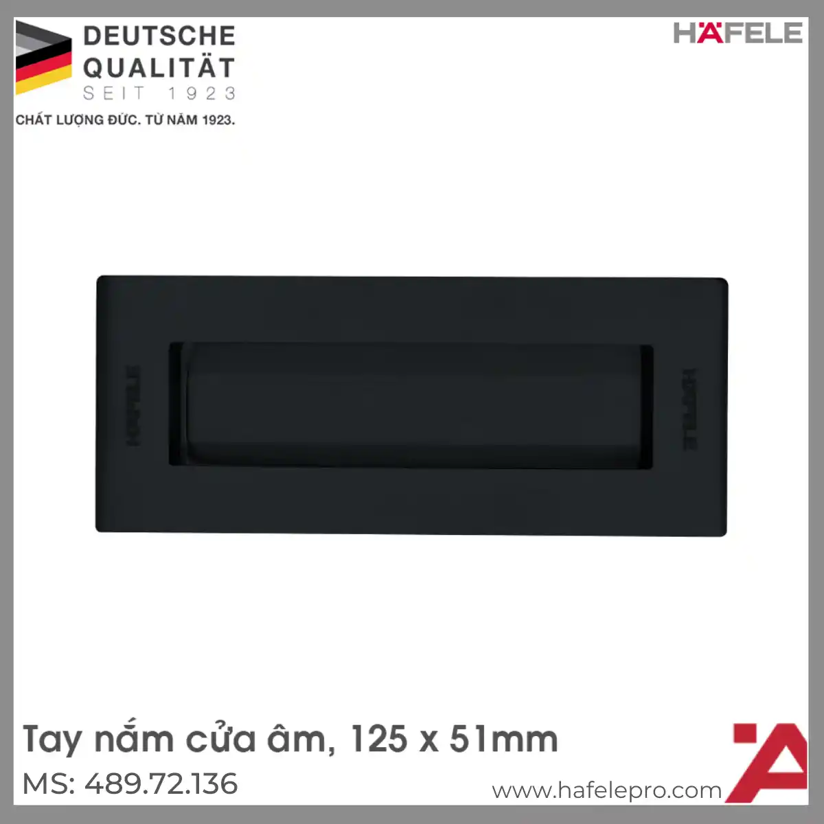 Tay Nắm Âm Cho Cửa Hafele 489.72.136